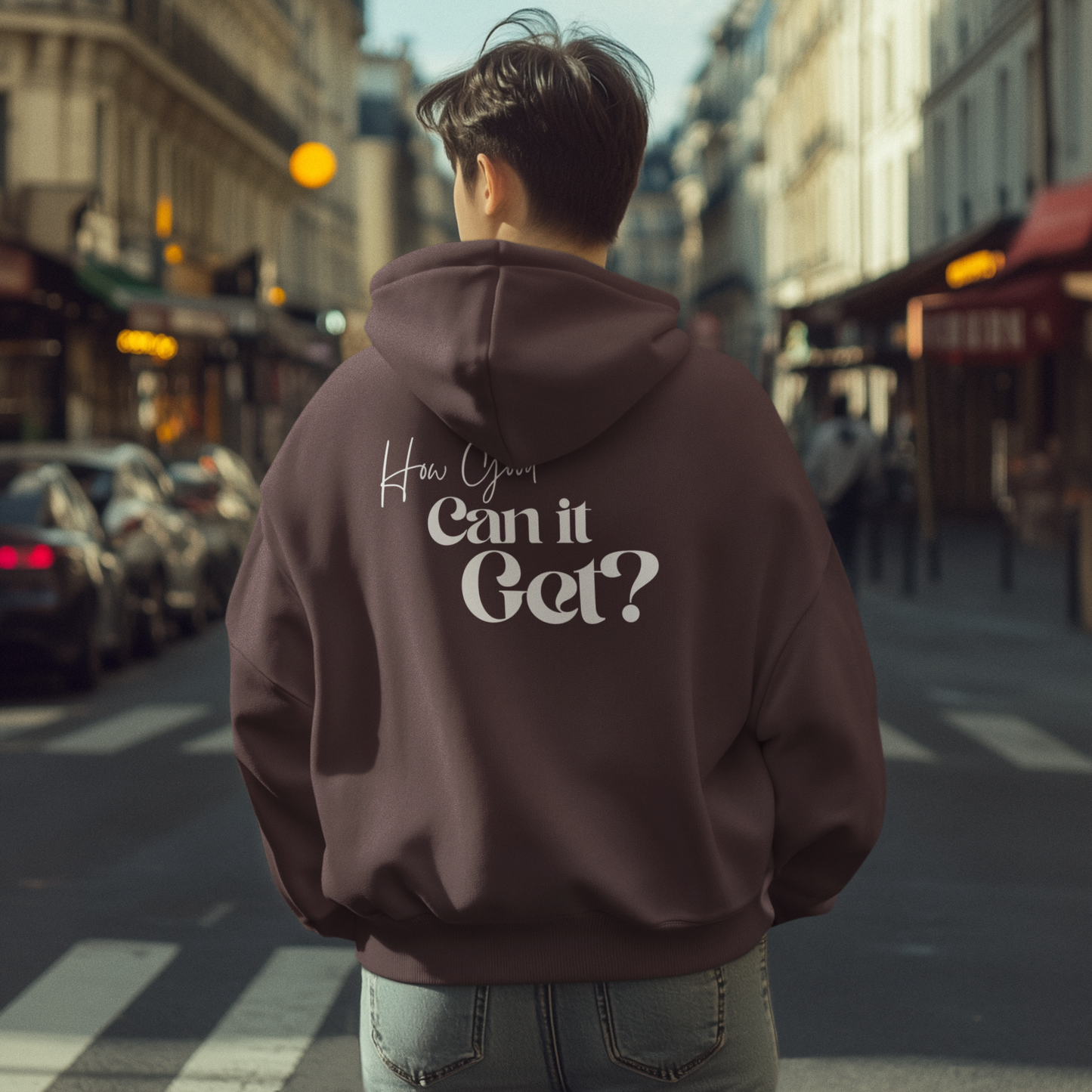 How Good Can It Get? | Hoodie - White Print