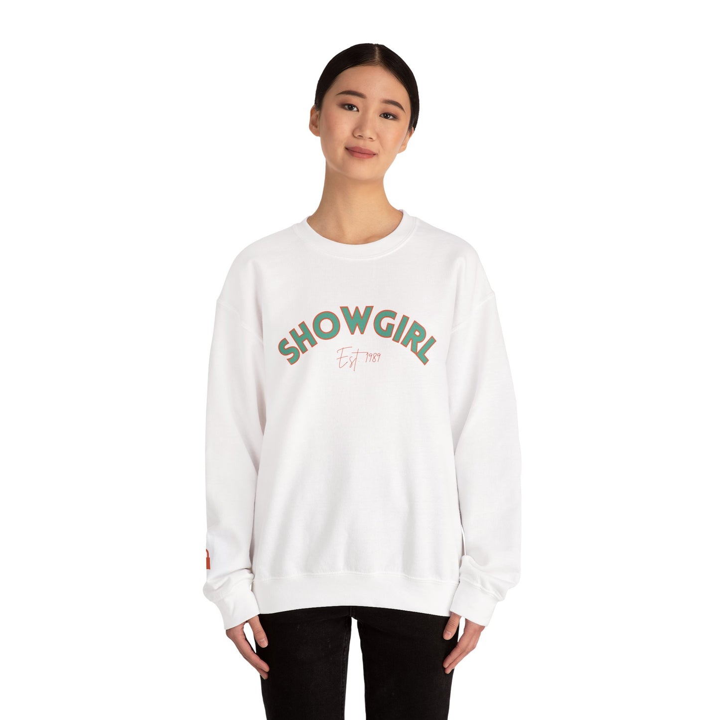 Showgirl Orange on Green Print Crewneck | TS12 Inspired Sweatshirt