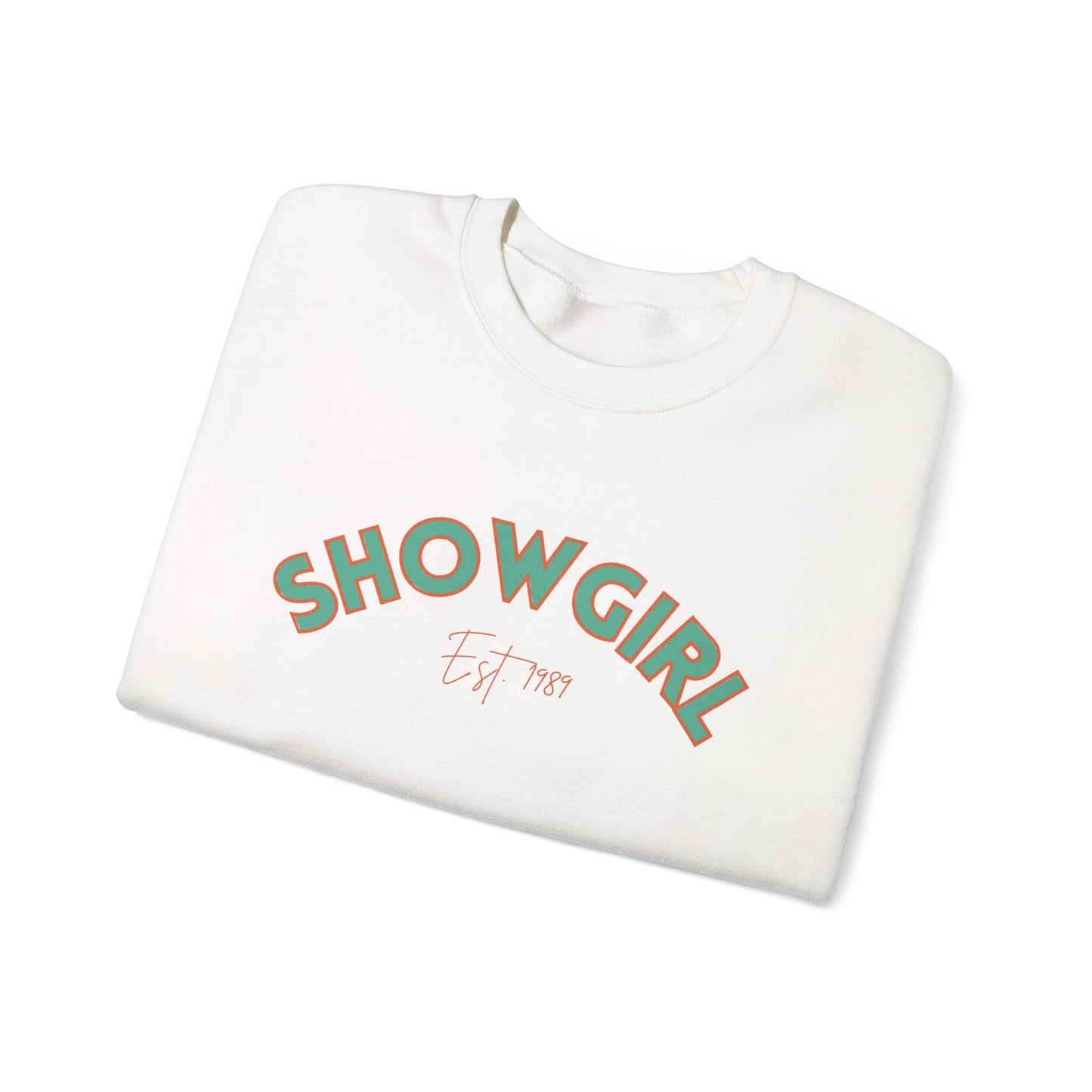 Showgirl Orange on Green Print Crewneck | TS12 Inspired Sweatshirt